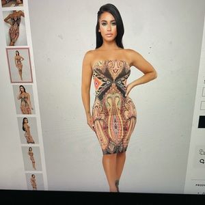 Beautiful tube dress perfect for any occasion
